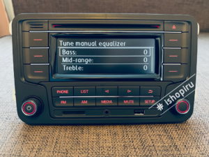 Оригинальная штатная магнитола Volkswagen RCD 320 Bluetooth V1
