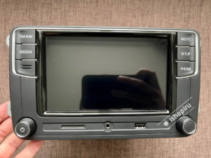 RCD 330 Plus Video с рамкой из полированного алюминия